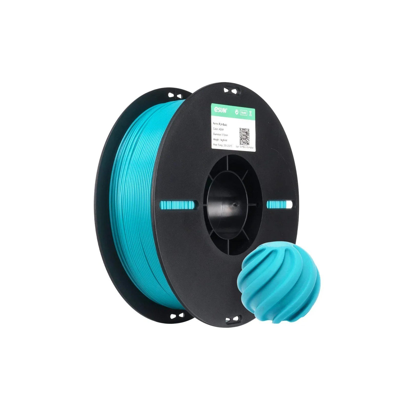 eSUN PLA Basic Aqua Filament 1.75mm 1 Kg