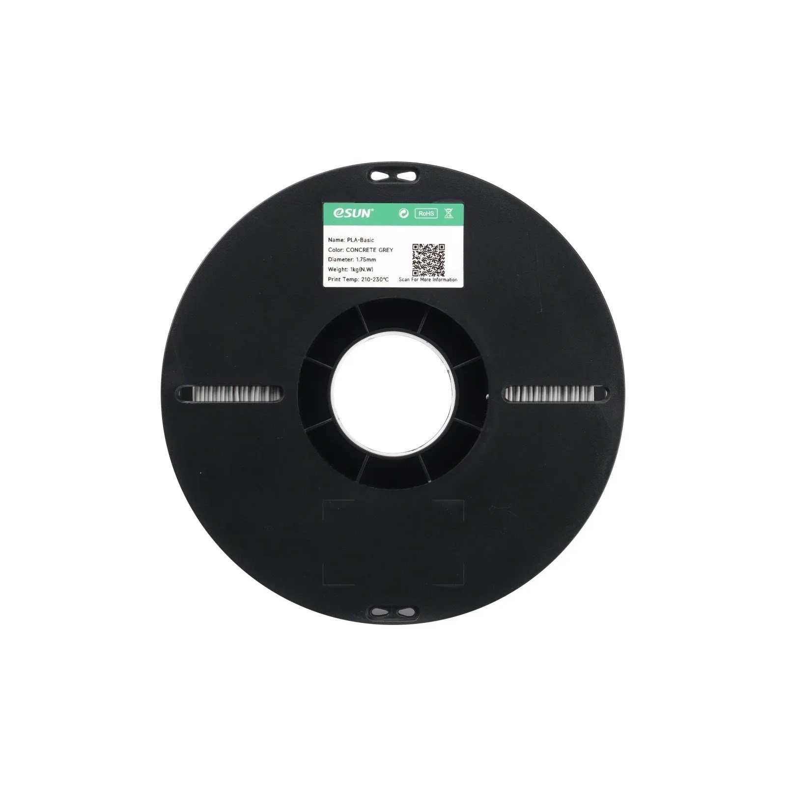 eSun PLA Basic Beton Gri Filament 1.75mm 1 Kg