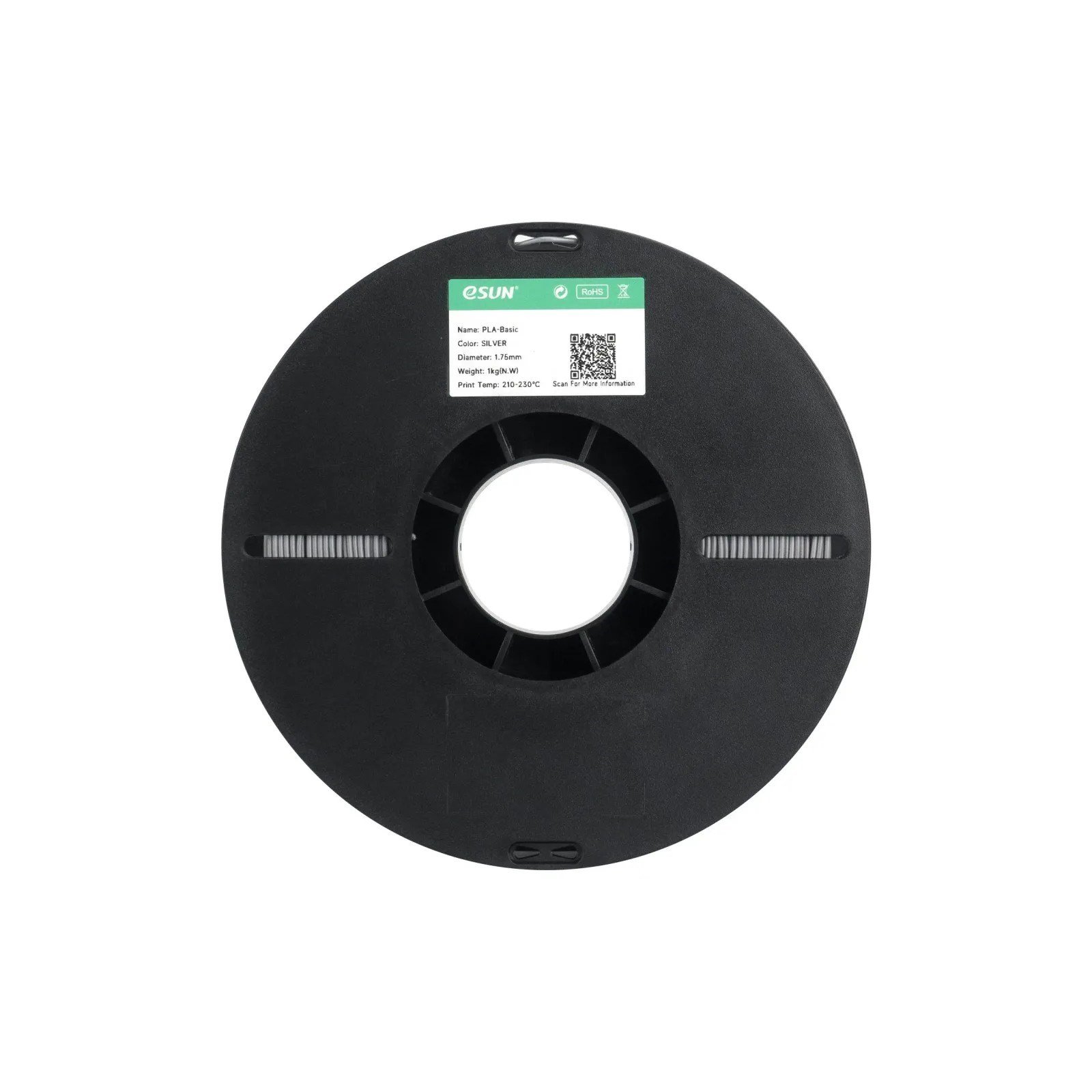eSUN PLA Basic Gümüş Filament 1.75mm 1 Kg