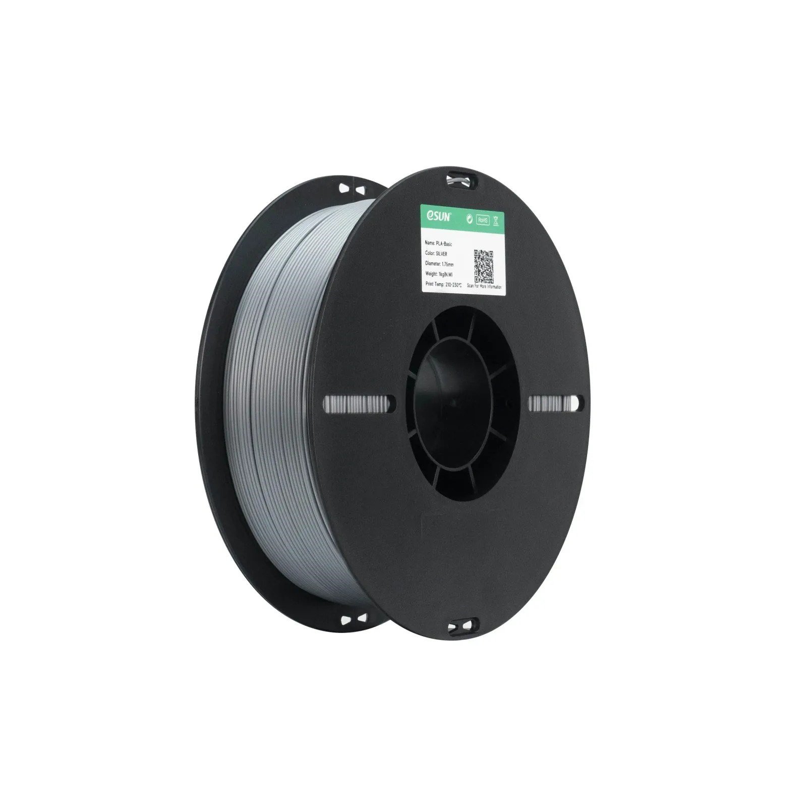 eSUN PLA Basic Gümüş Filament 1.75mm 1 Kg