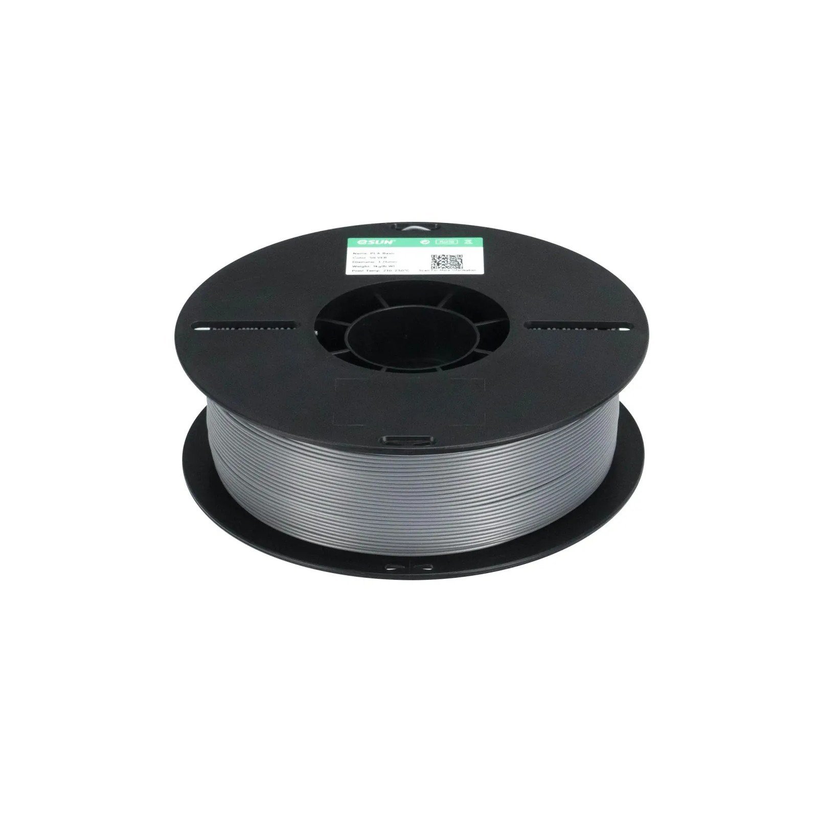 eSUN PLA Basic Gümüş Filament 1.75mm 1 Kg