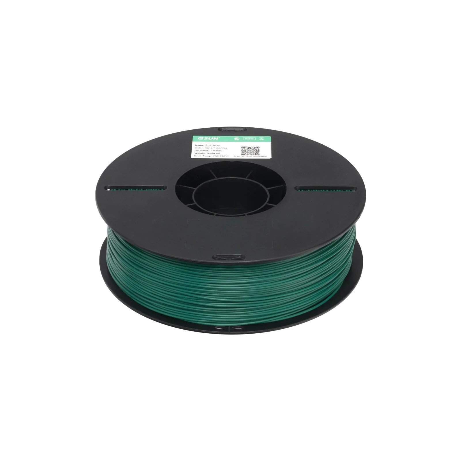 eSUN PLA Basic Holly Yeşil Filament 1.75mm 1 Kg