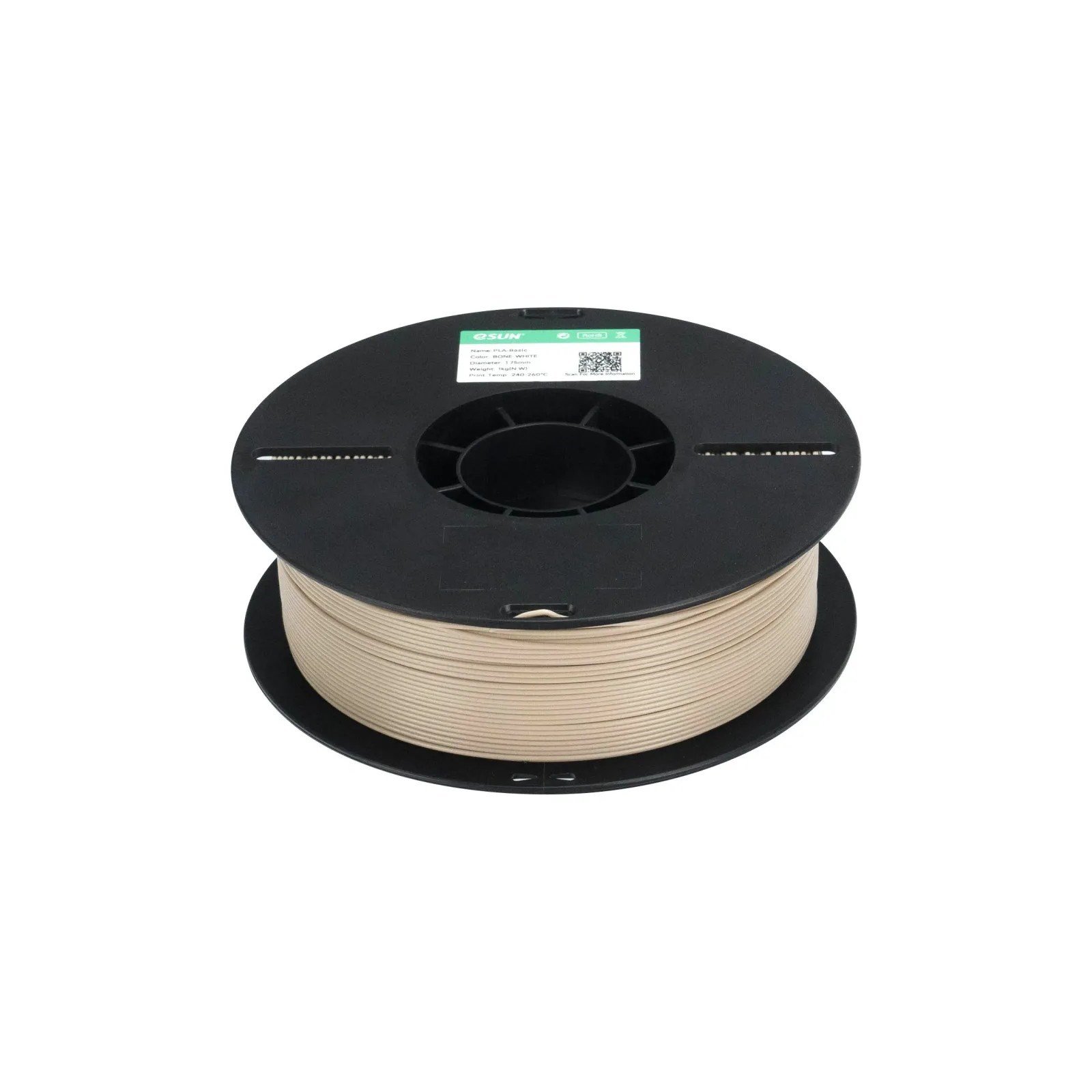 eSUN PLA Basic Kemik Beyaz Filament 1.75mm 1 Kg