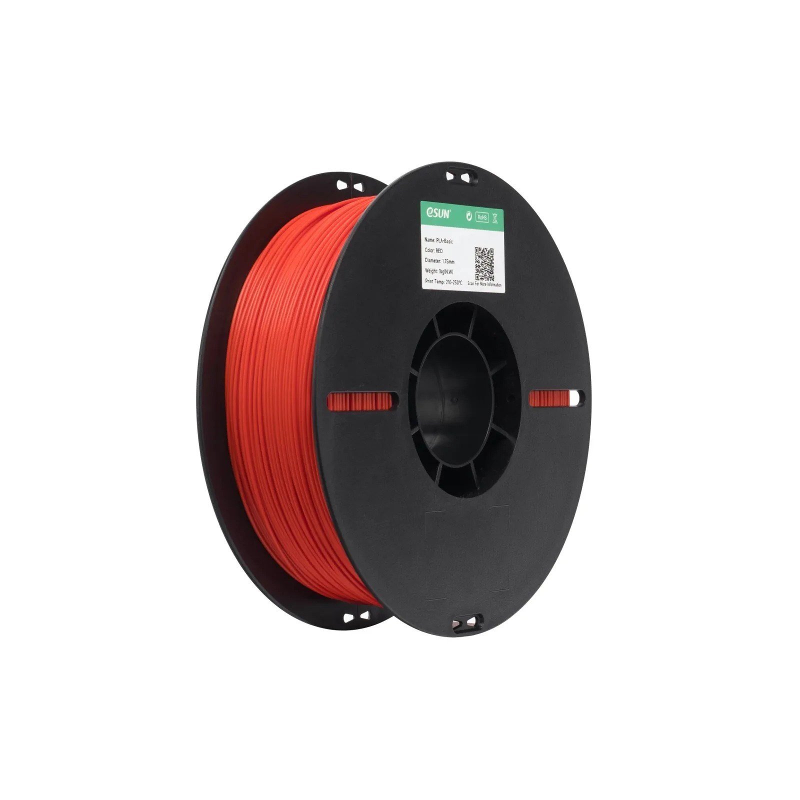 eSUN PLA Basic Kırmızı Filament 1.75mm 1 Kg