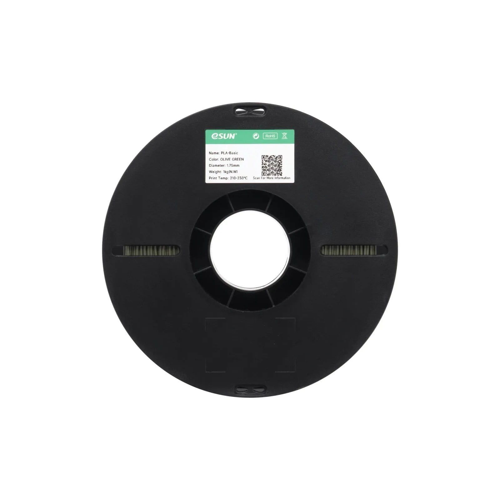 eSUN PLA Basic Zeytin Yeşil Filament 1.75mm 1 Kg