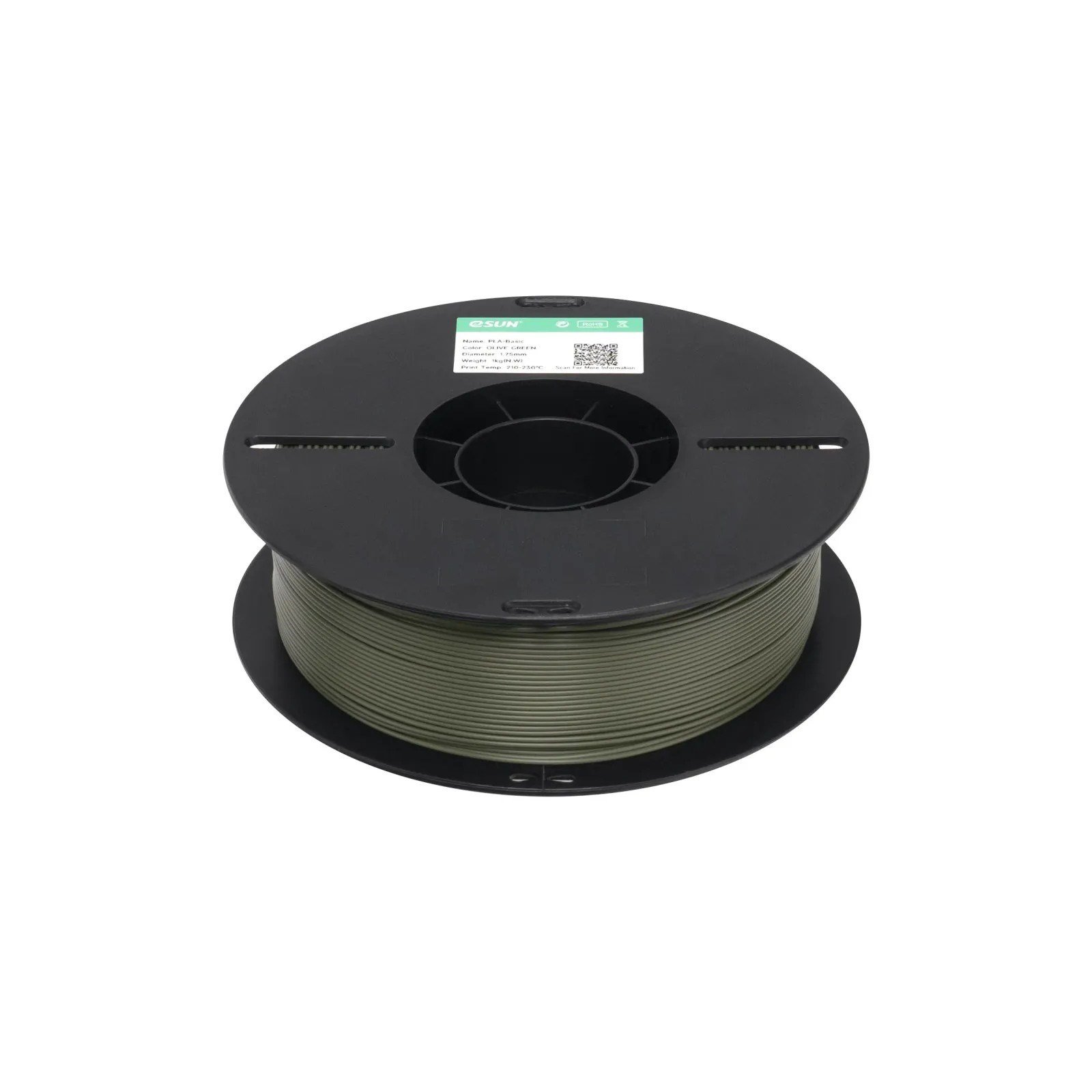 eSUN PLA Basic Zeytin Yeşil Filament 1.75mm 1 Kg