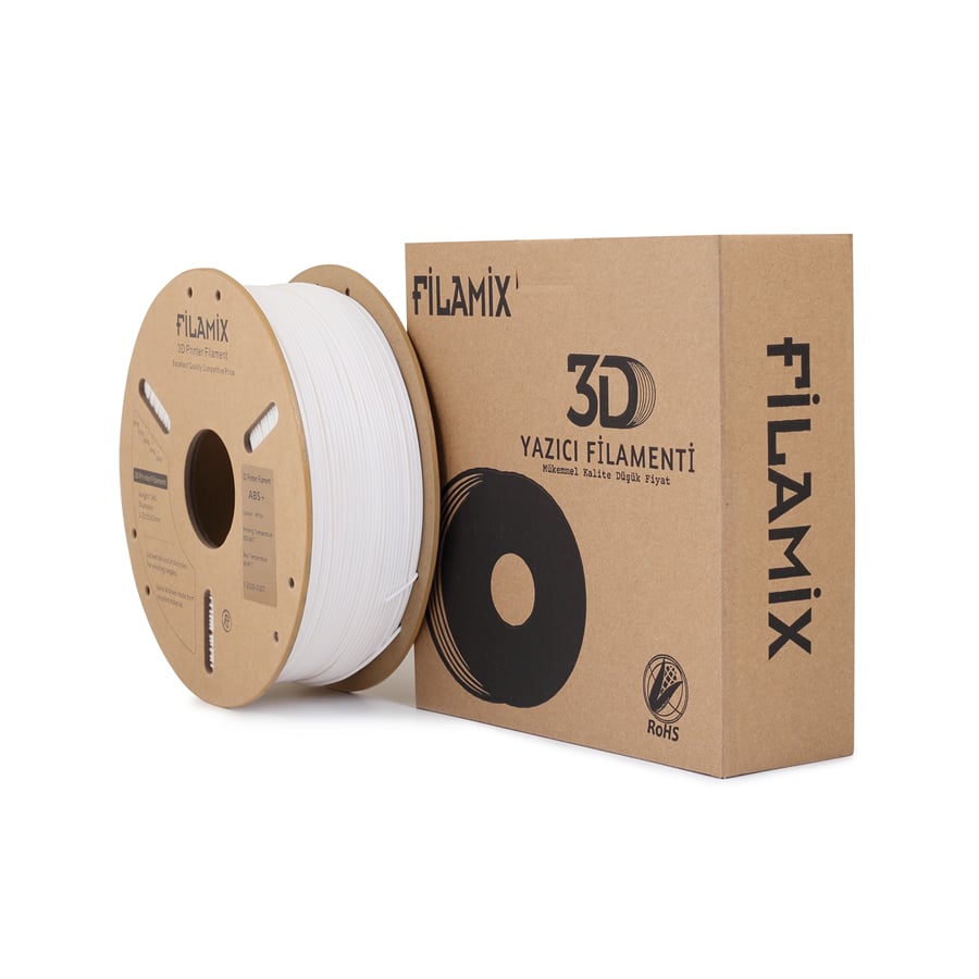 Filamix ABS+ Beyaz Filament 1.75mm 1 Kg