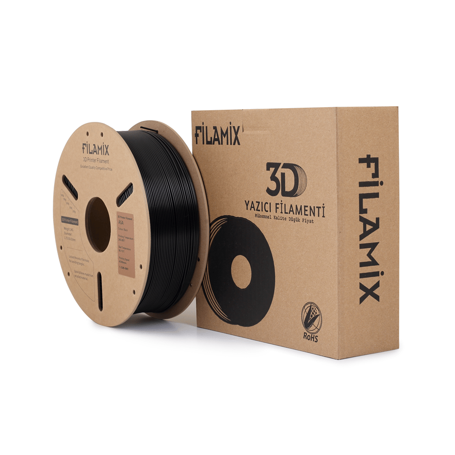 Filamix ASA Siyah Filament 1.75mm 1 Kg