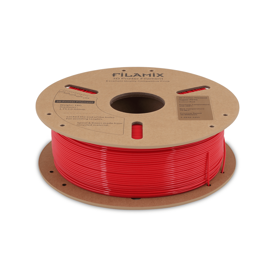 Filamix Hyper PETG Kırmızı Filament 1.75mm 1 Kg
