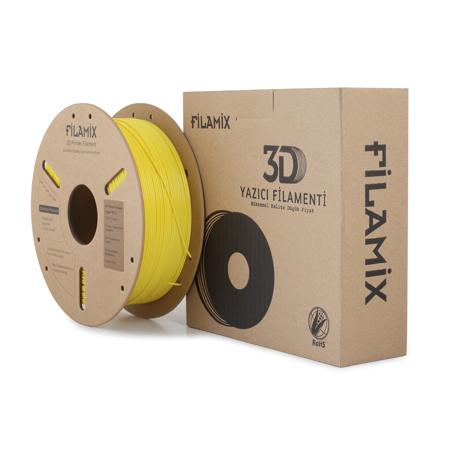 Filamix Hyper PETG Sarı Filament 1.75mm 1 Kg