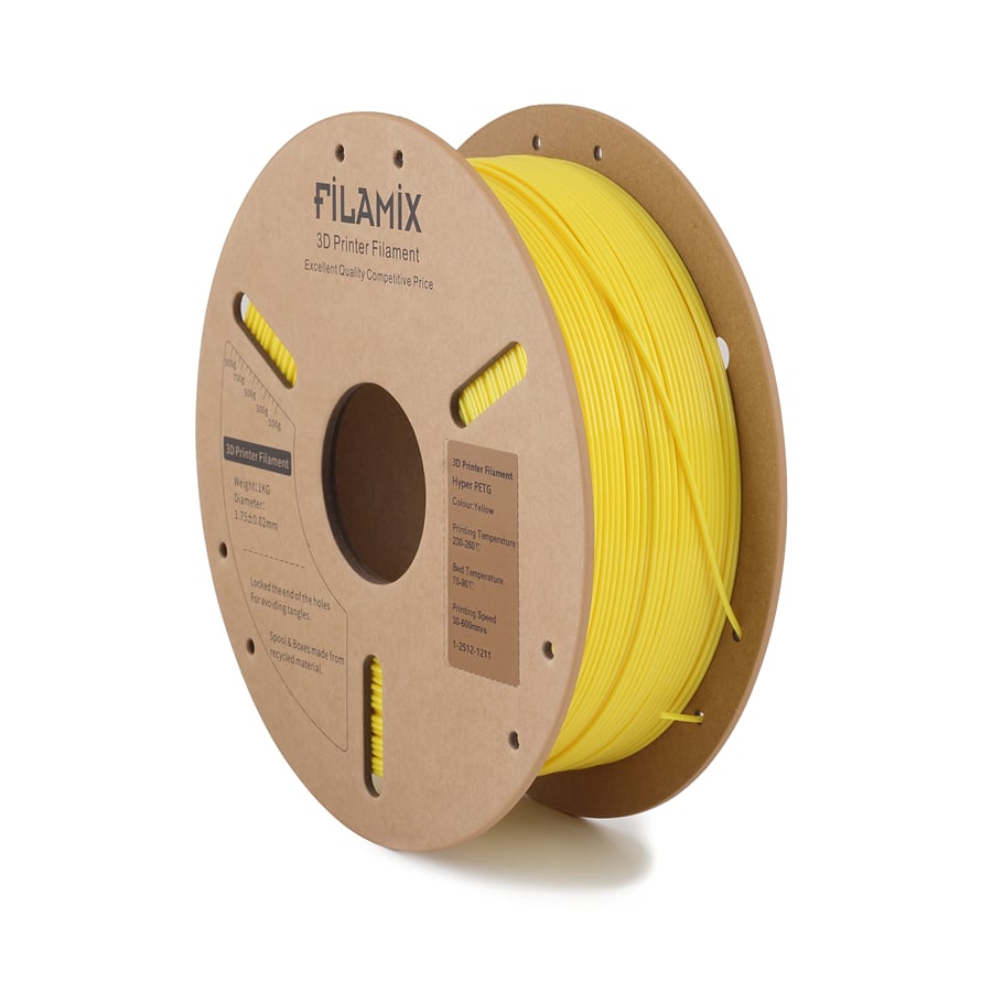 Filamix Hyper PETG Sarı Filament 1.75mm 1 Kg