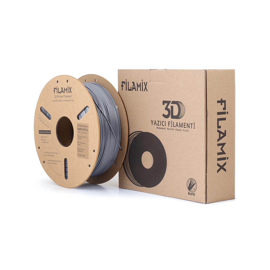 Filamix Hyper PETG Uzay Gri Filament 1.75mm 1 Kg