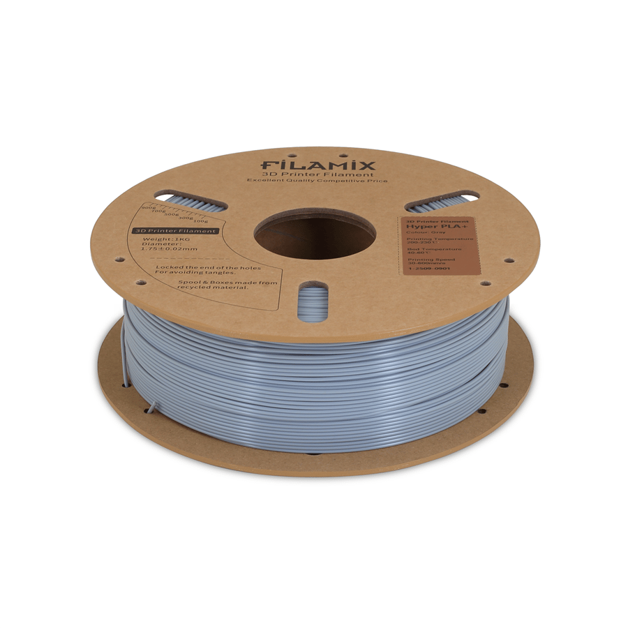 Filamix Hyper Speed PLA+ Gri Filament 1.75mm 1 Kg