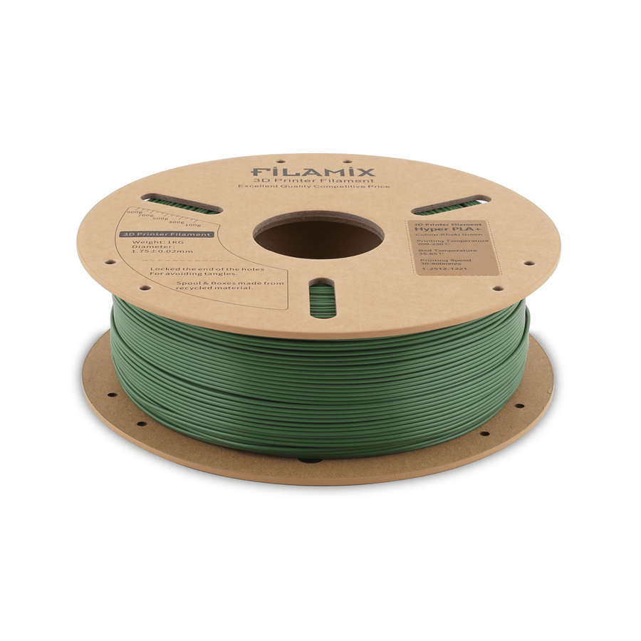 Filamix Hyper Speed PLA+ Haki Yeşil Filament 1.75mm 1 Kg