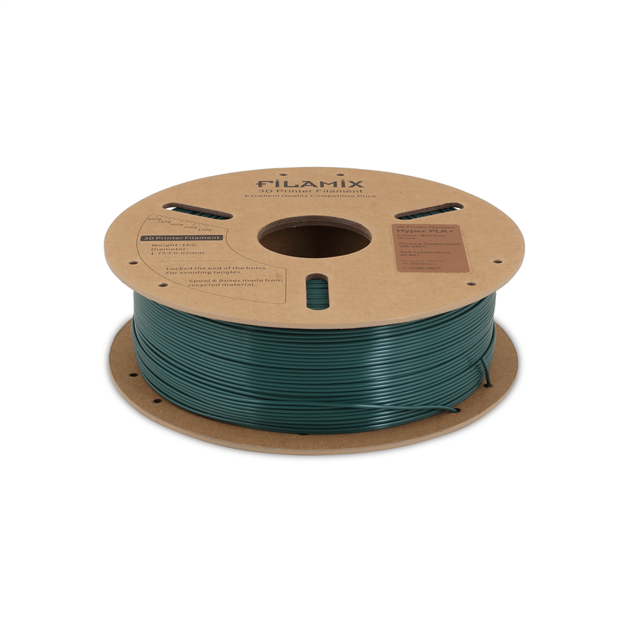 Filamix Hyper Speed PLA+ Koyu Yeşil Filament 1.75mm 1 Kg