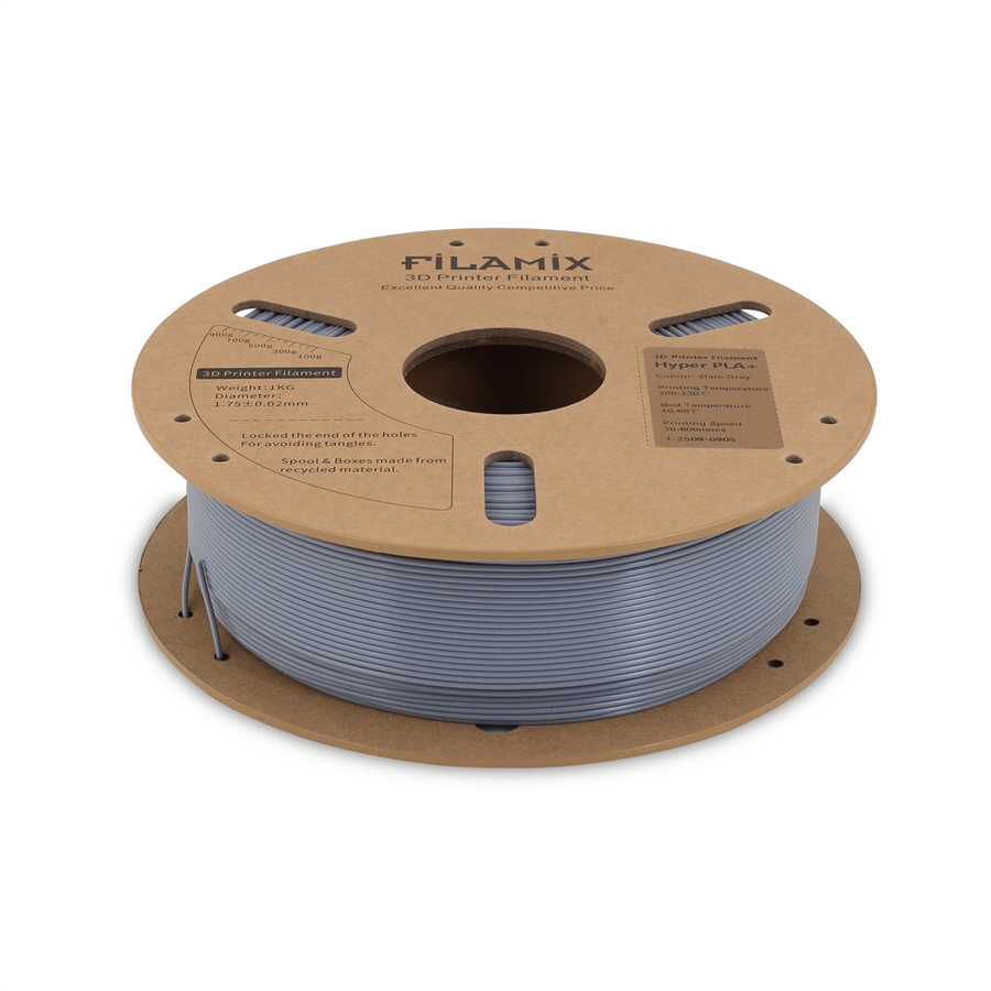 Filamix Hyper Speed PLA+ Slate Gray Filament 1.75mm 1 Kg