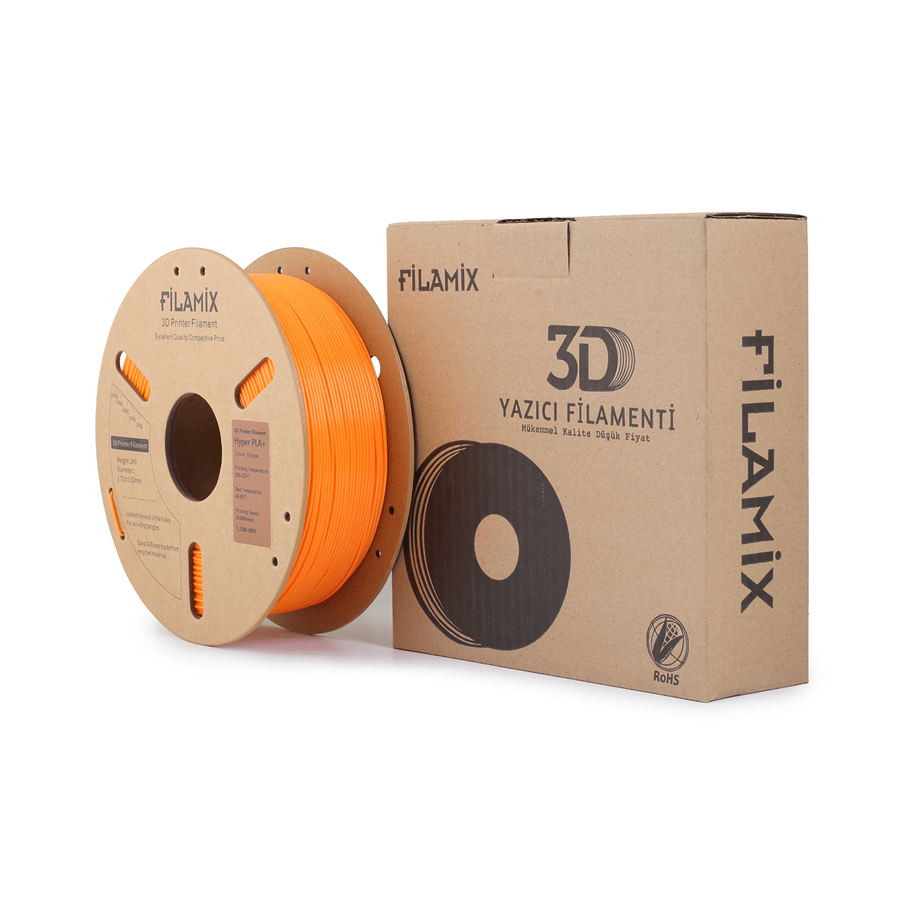 Filamix Hyper Speed PLA+ Turuncu Filament 1.75mm 1 Kg