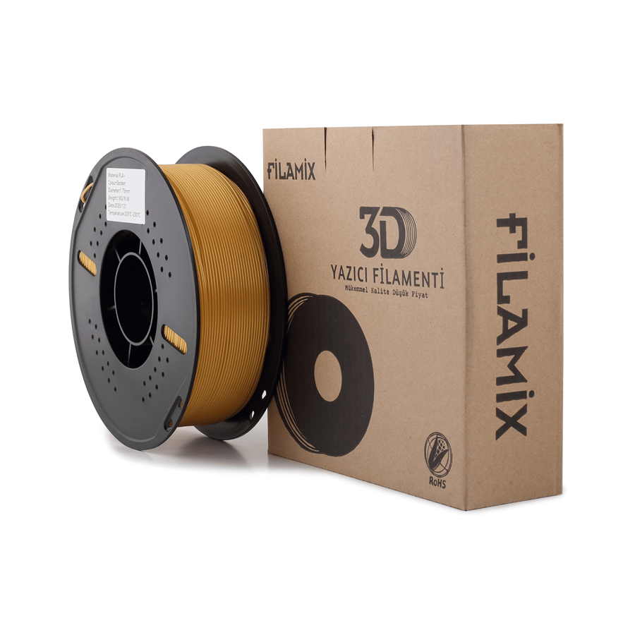 Filamix PLA+ Altın Filament 1.75mm 1 Kg