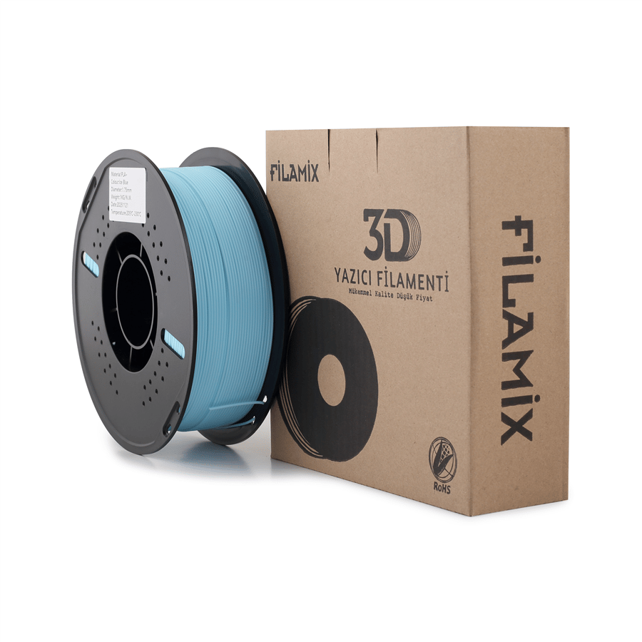 Filamix PLA+ Buz Mavi Filament 1.75mm 1 Kg