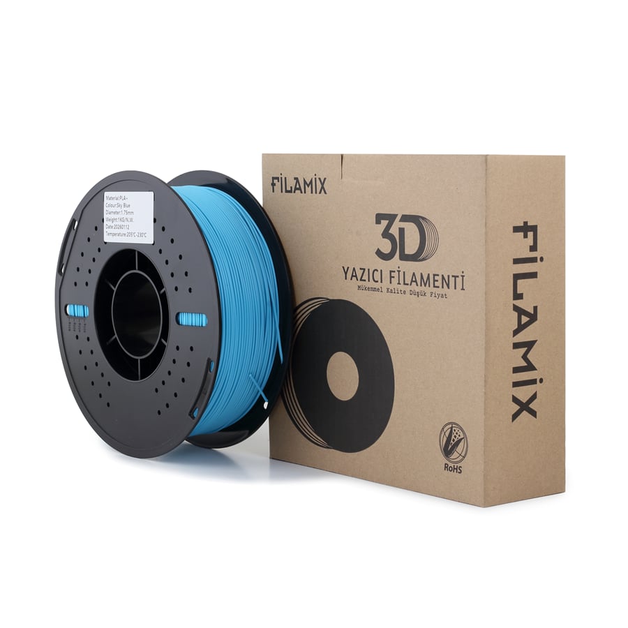 Filamix PLA+ Gök Mavisi Filament 1.75mm 1 Kg