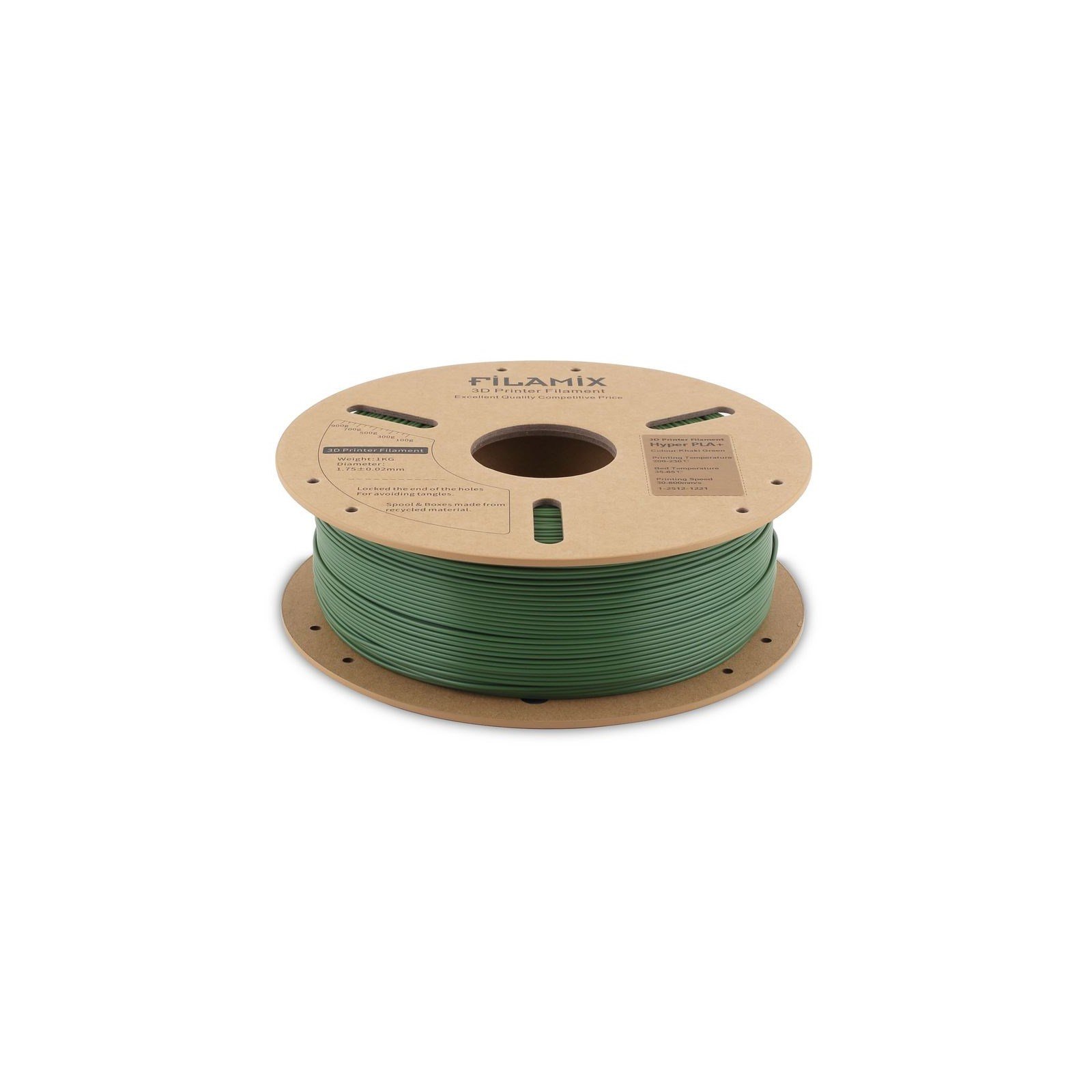 Filamix PLA+ Haki Yeşil (Khaki Green) Filament 1.75mm 1 Kg