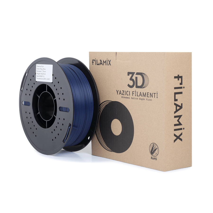 Filamix PLA+ Lacivert Filament 1.75mm 1 Kg