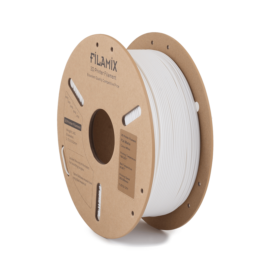 Filamix PLA Mat Beyaz Filament 1.75mm 1 Kg