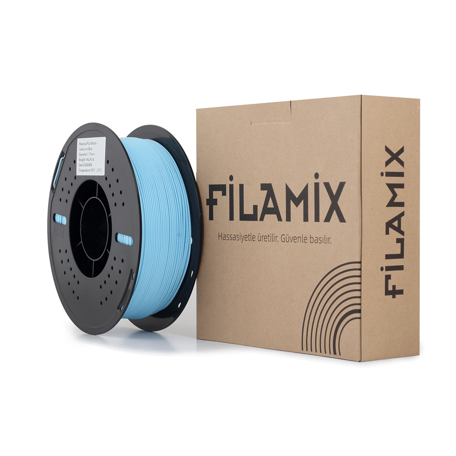 Filamix PLA Mat Buz Mavi Filament 1.75mm 1 Kg
