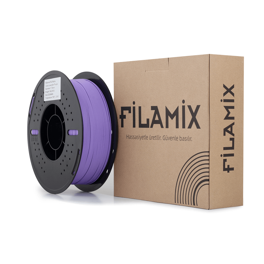 Filamix PLA Mat Lavanta Mor Filament 1.75mm 1 Kg