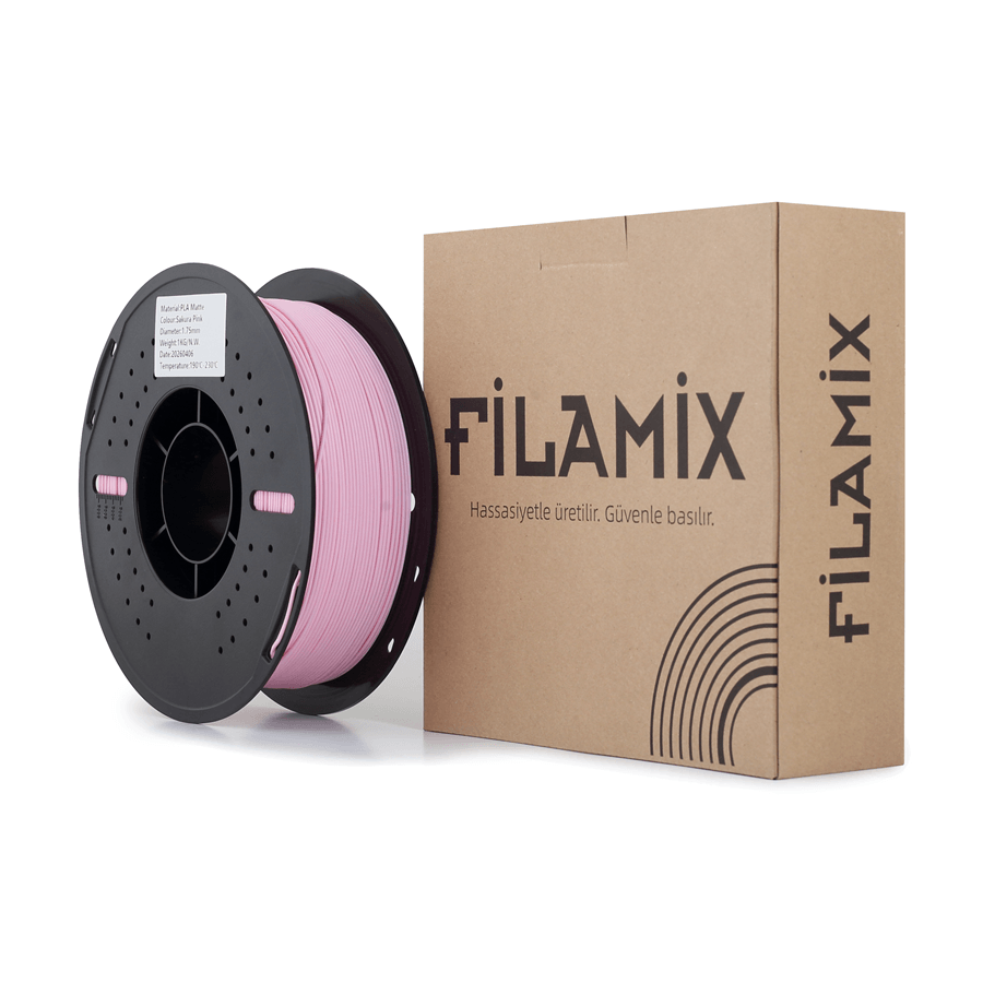 Filamix PLA Mat Sakura Pembe Filament 1.75mm 1 Kg