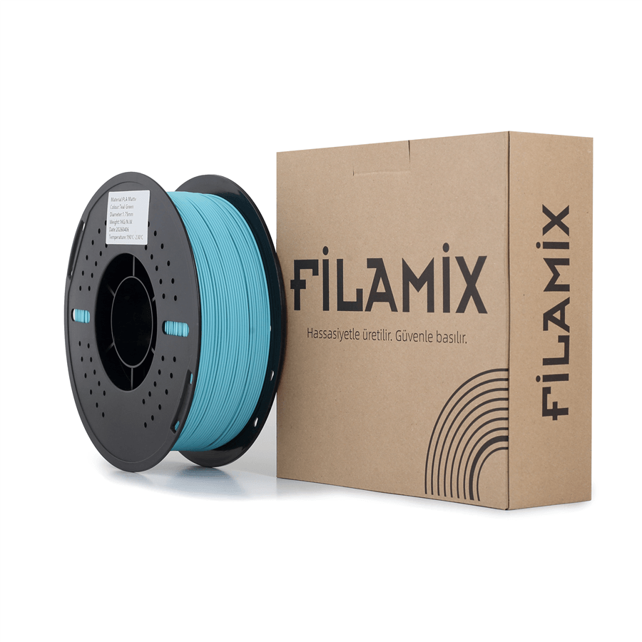 Filamix PLA Mat Turkuaz Yeşili Filament 1.75mm 1 Kg
