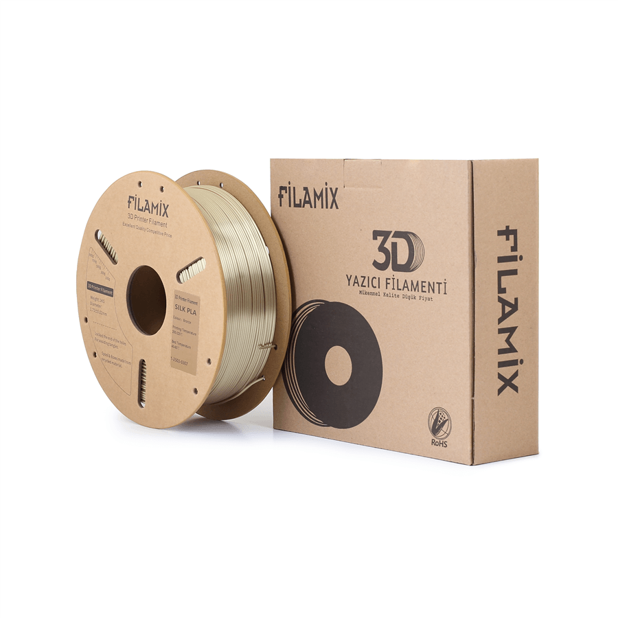 Filamix Silk PLA Bronz Filament 1.75mm 1 Kg