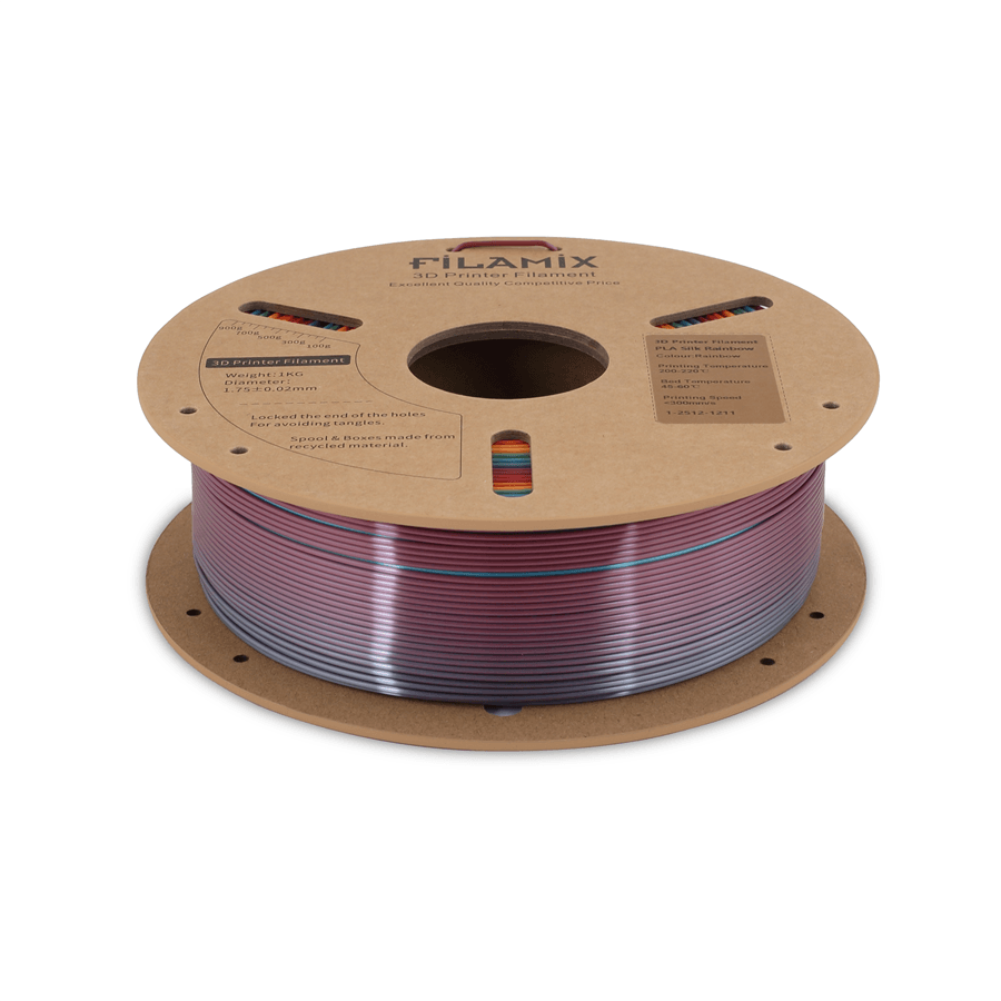 Filamix Silk PLA Gökkuşağı Filament 1.75mm 1 Kg