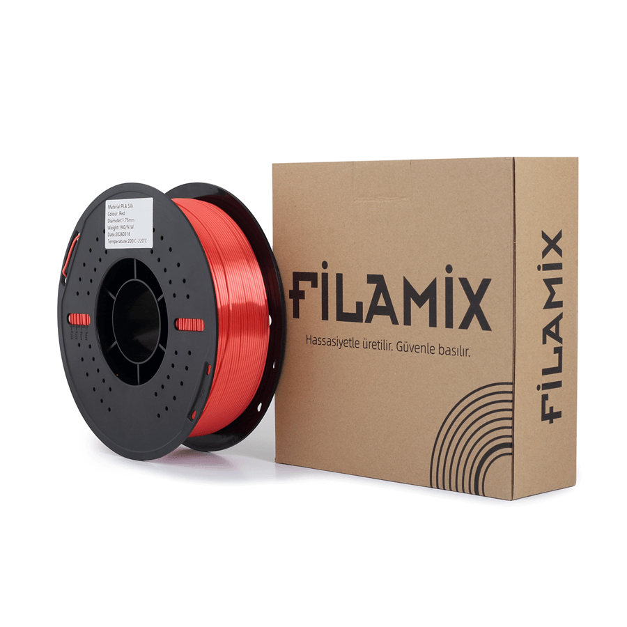 Filamix Silk PLA Kırmızı Filament 1.75mm 1 Kg