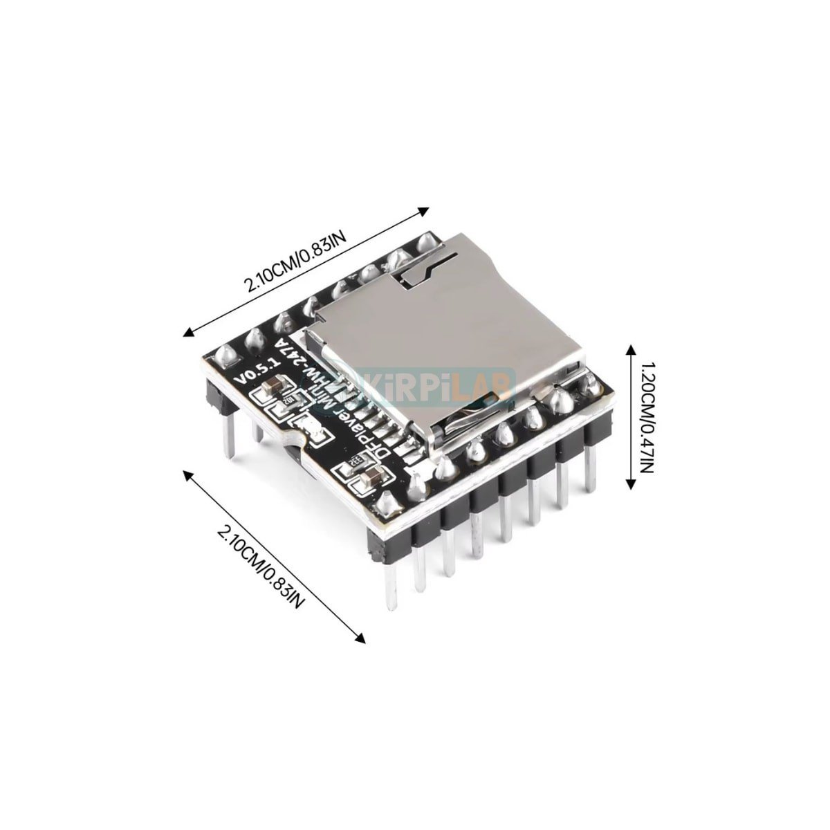 Mini MP3 Çalar Modülü – Arduino, ESP32 ve Raspberry Pi Uyumlu