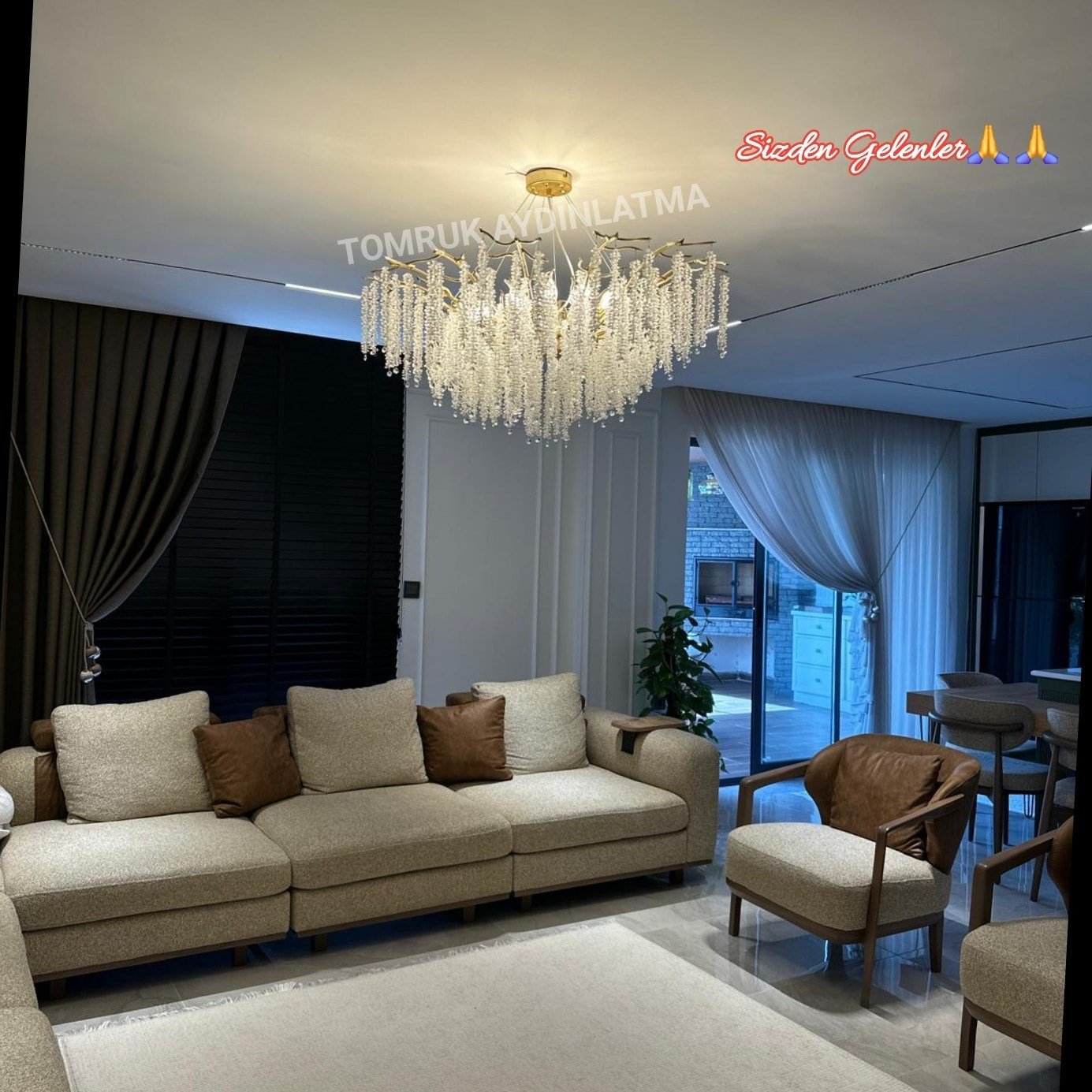 DIAMOND SERİP 80'lik AVİZE