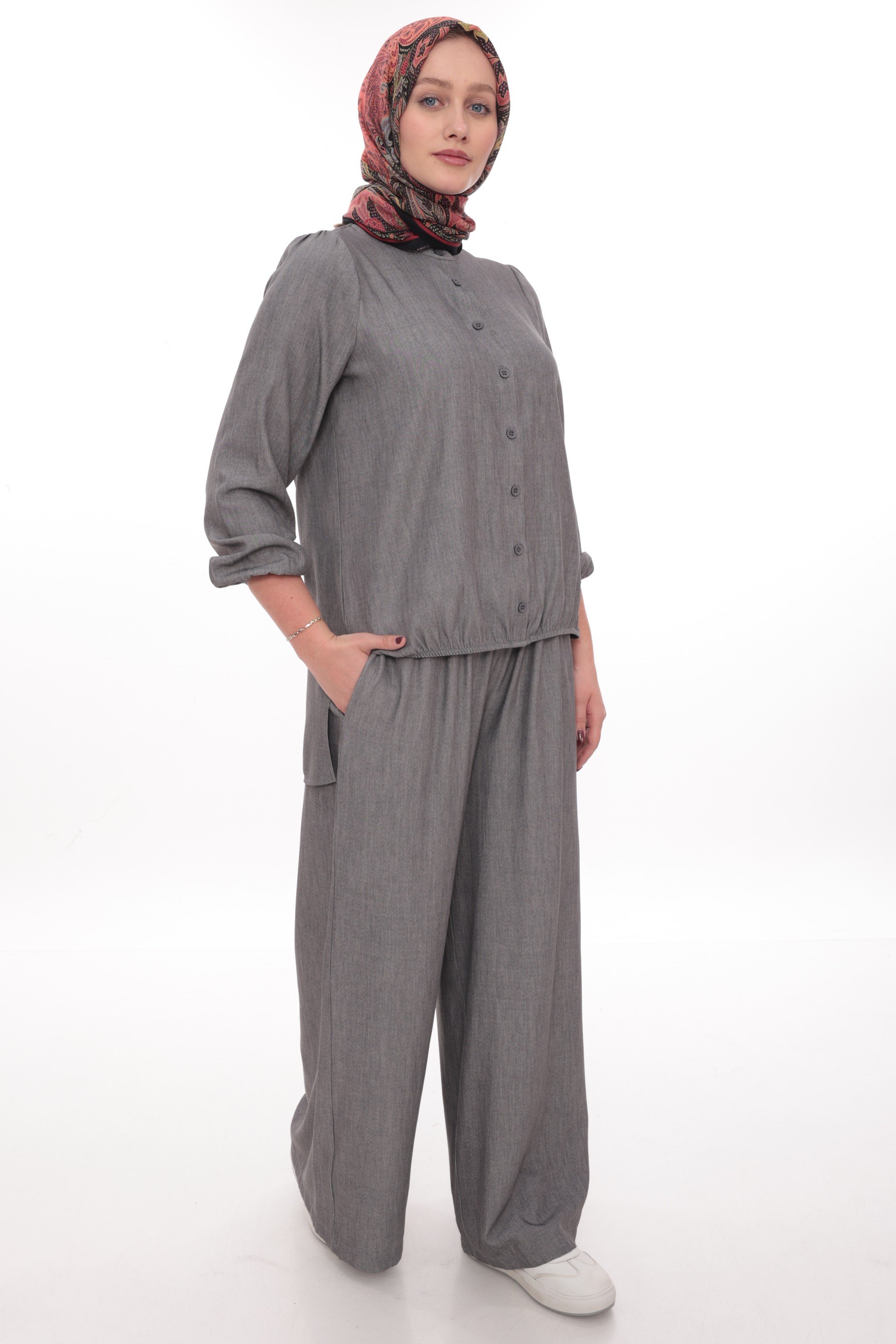 PY018/ Gömlek Pantolon Takımı