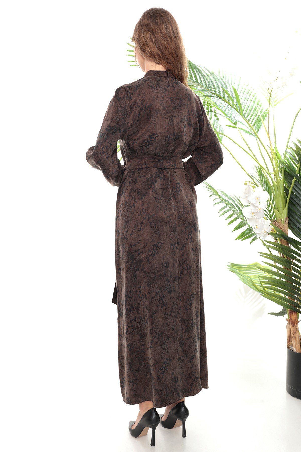 PY028/ Desenli Elbise
