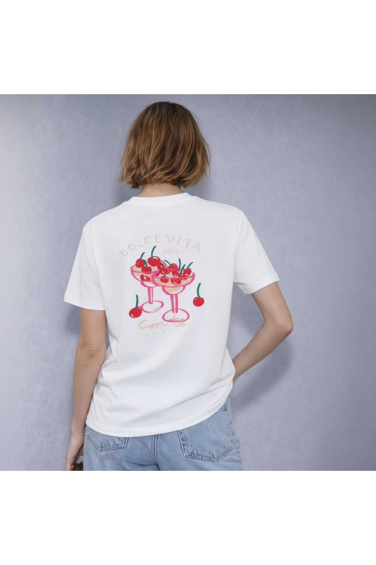 Kadın Baskılı Tasarım Tshirt