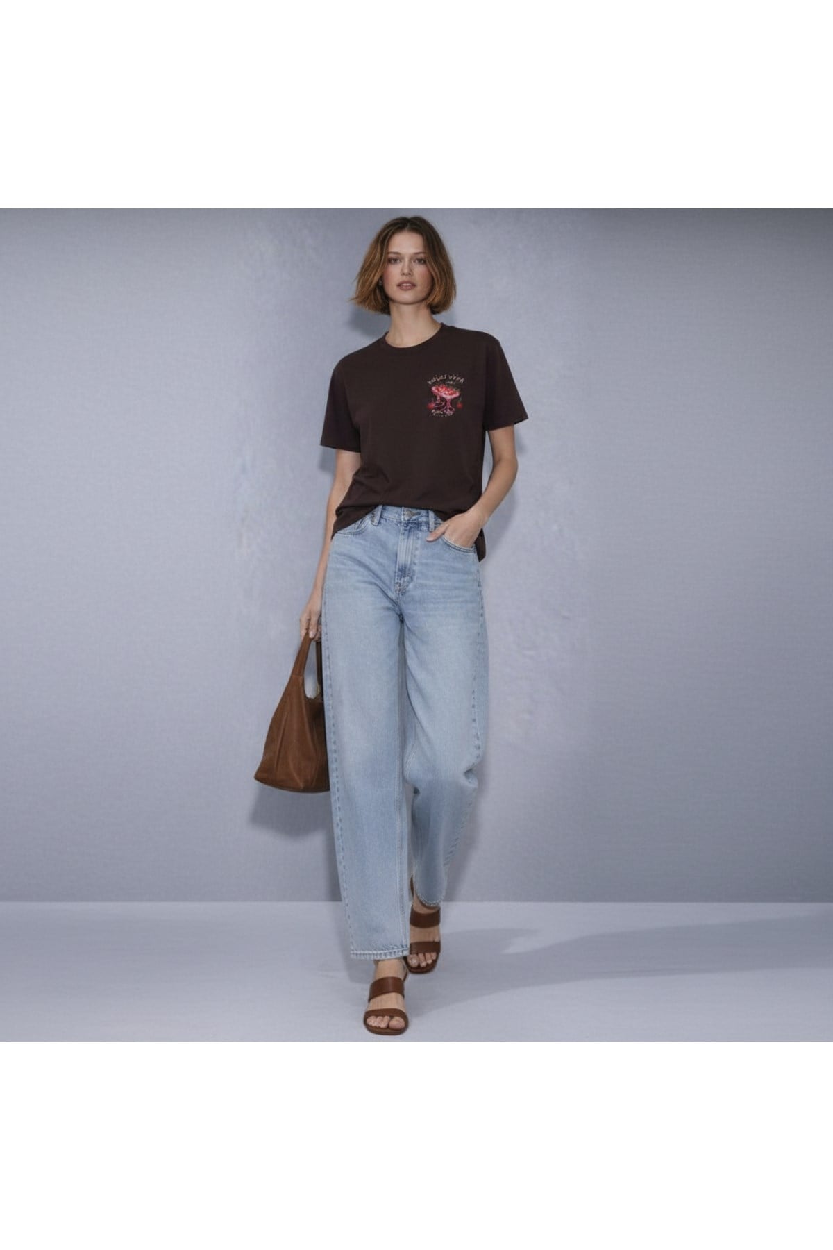 Kadın Baskılı Tasarım Tshirt