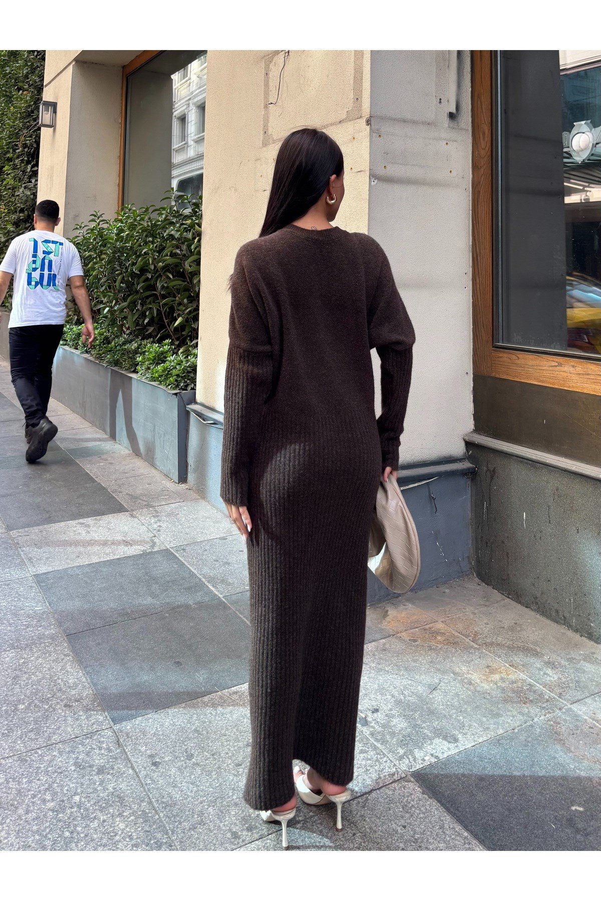 Kadın Triko Uzun Elbise