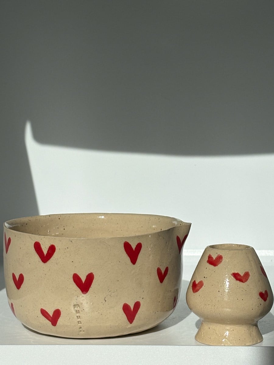 Heart Matcha Set