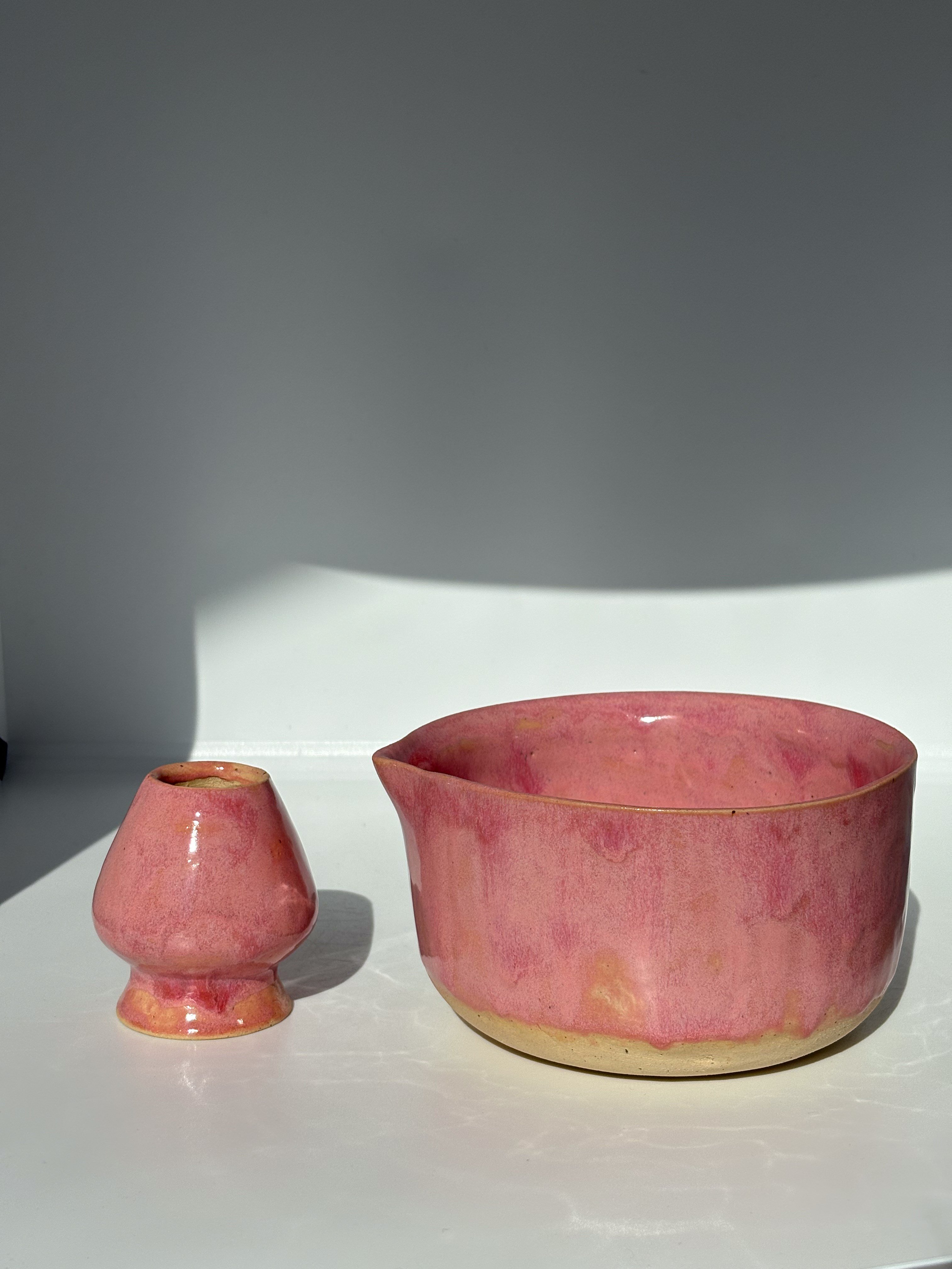Rose Matcha Set