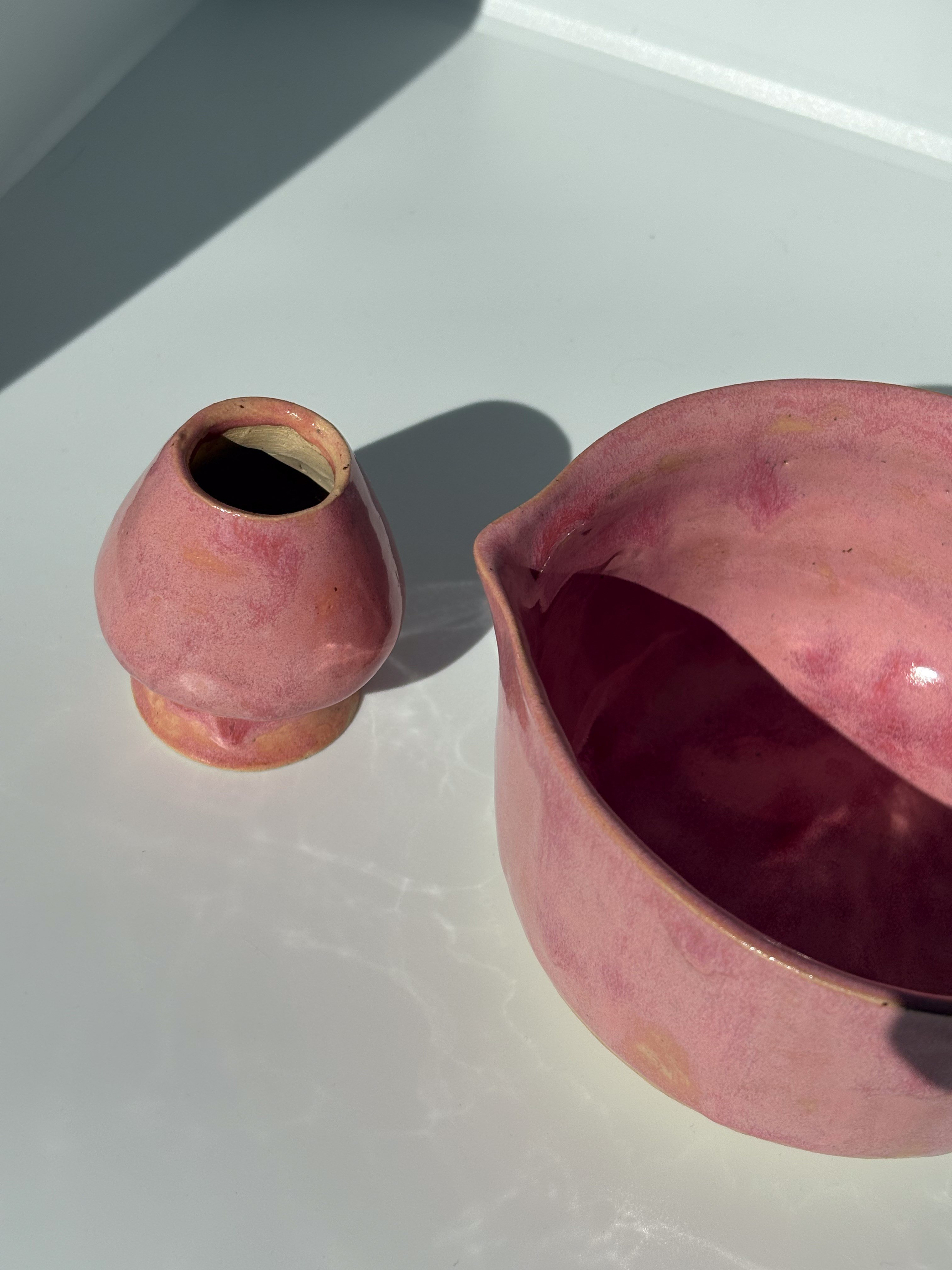 Rose Matcha Set