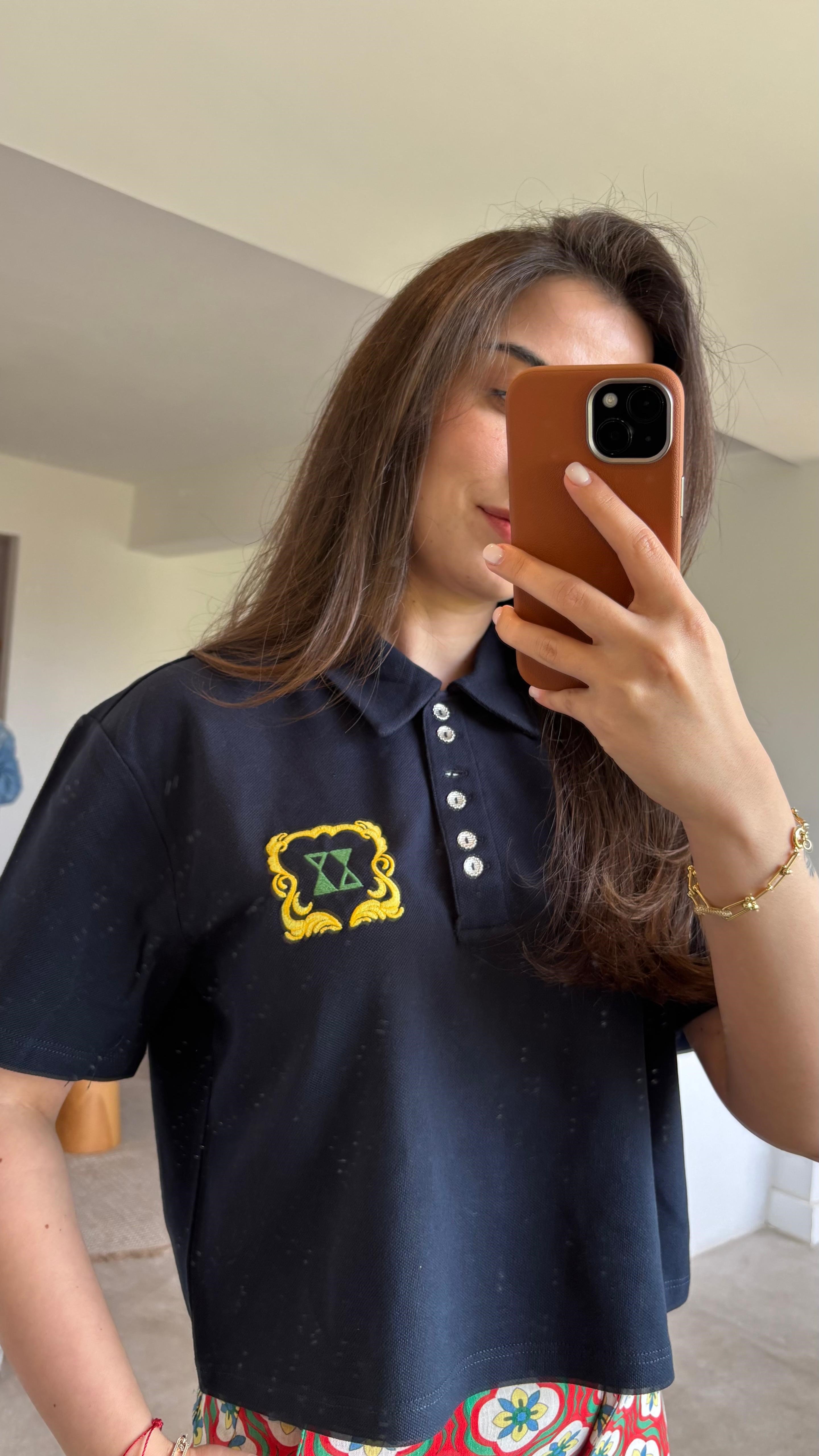 POLO YAKA LACİVERT