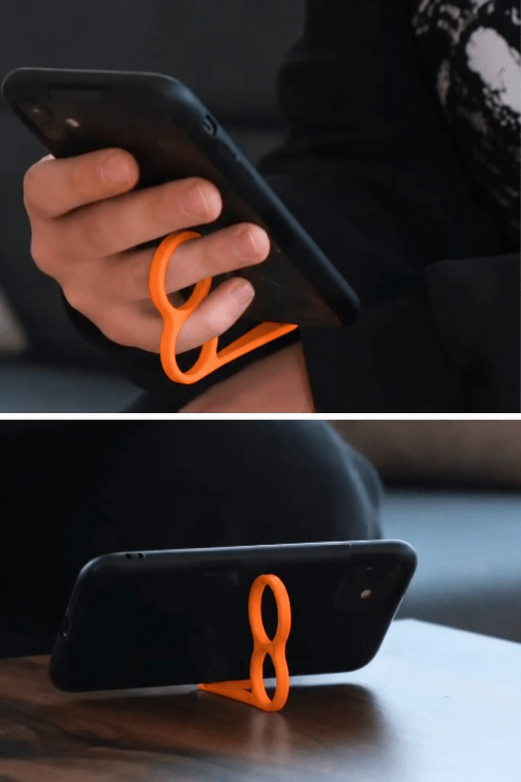 4 Adet Parmak Halkalı Telefon Tutucu & Telefon Standı – Tek Elle Kullanım