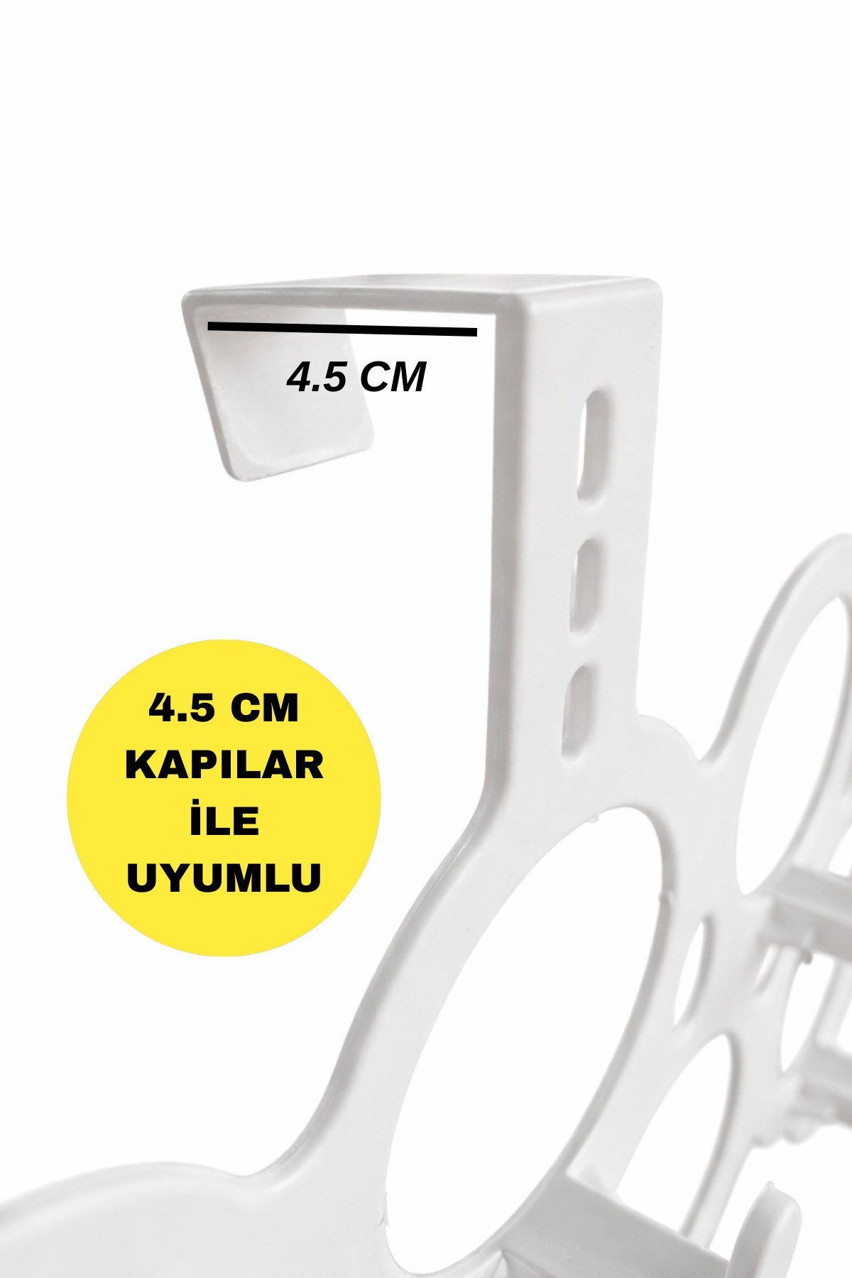 Kapı Arkası Plastik Askı Düzenleyici | Delmeden Asılan Pratik Askılık