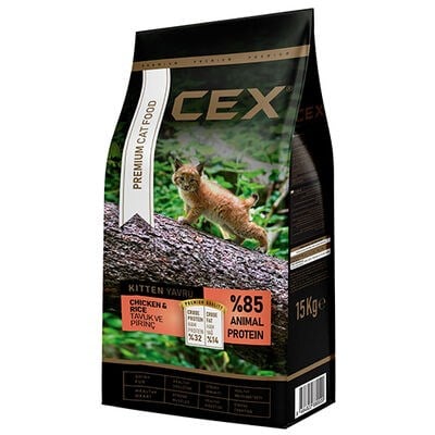 CEX PREMIUM CAT KITTEN CHICKEN&RICE 15KG