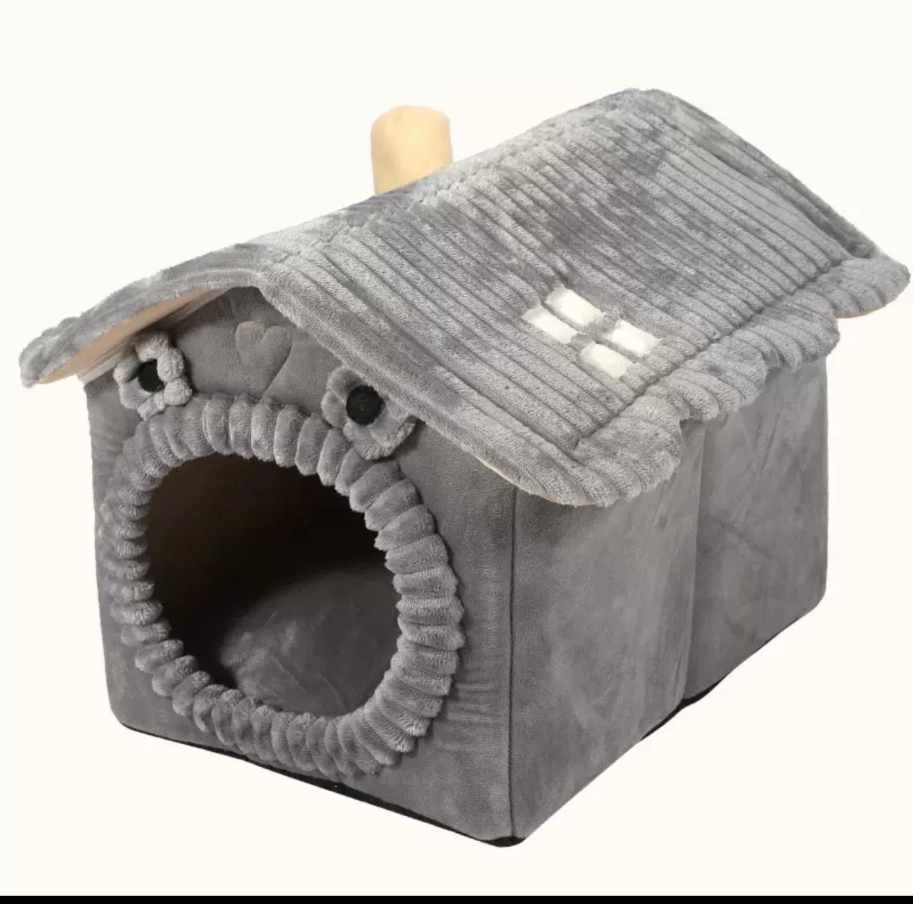 KEDİ FİGÜRLÜ EVCİL HAYVAN EVİ (54*45*45 CM)
