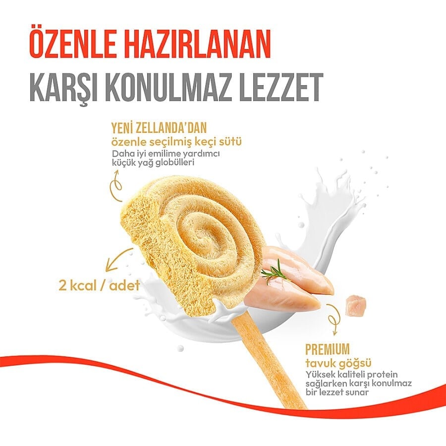 Wanpy Köpekler İçin Dondurularak Kurutulmuş Lolipop - Balkabaklı - 6 g*10'lu